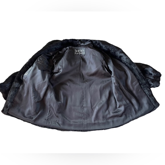Authentic Christian Dior Genuine Black Ranch Mink Jacket Coat Women’s Large - Picture 6 of 13